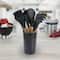 MegaChef Black Silicone & Wood Cooking Utensils Set, 12ct.